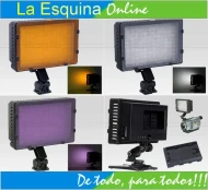 Lámpara para cámaras filmadoras de 160 Leds.