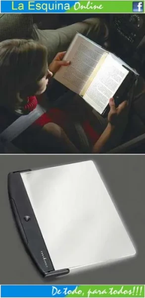 Luz para leer libros en la oscuridad.