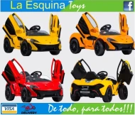 Carrito eléctrico a control remoto para niños de 1 a 4 años. Modelo McLaren P1.