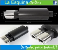 Silenciador universal color negro de 3