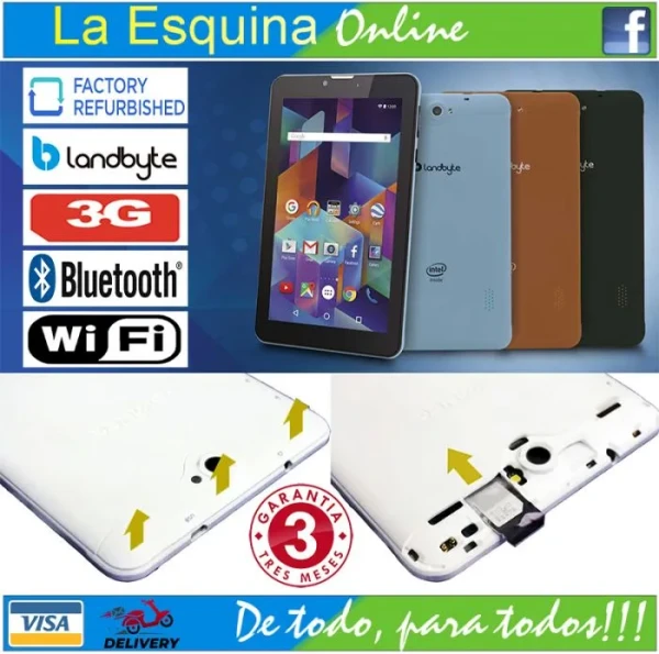 Tablet REACONDICIONADO Marca Landbyte LT5947 DE 7\