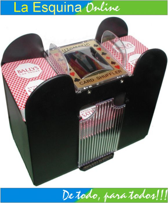 Mezclador de Cartas Casino automático, 6 casinos.