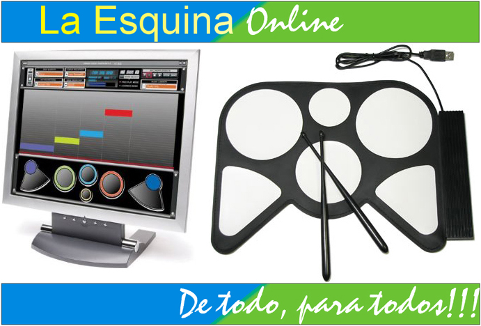 Batería musical flexible USB, totalmente portátil.