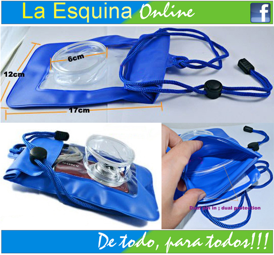 Bolsa impermeable para cámaras Fotograficas no Acuaticos.