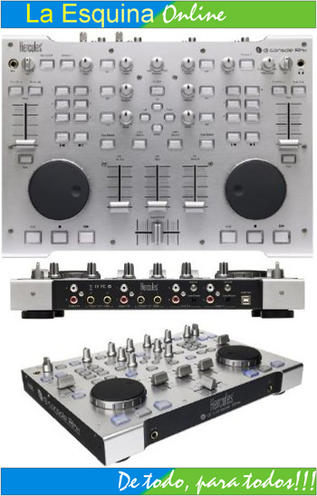 Consola de  DJ RMX Marca Hércules.