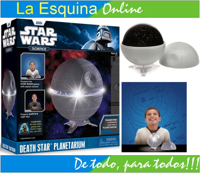 Lámpara para el cuarto Star Wars Planetario.
