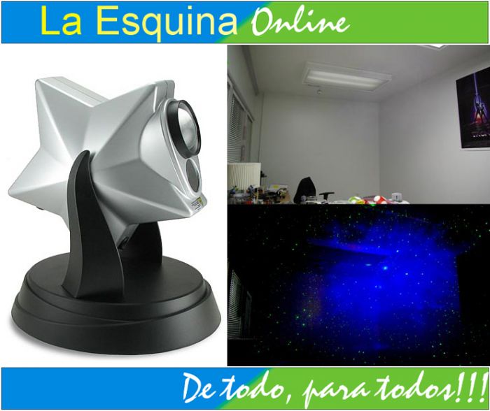 ¿El espacio con estrellas en su cuarto u negocio? Si con este proyector.