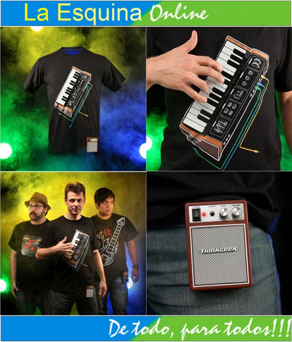 Polo con órgano sintetizador electrónico. Muy Novedoso.