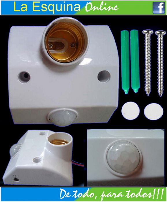 Soquete con Sensor de movimiento